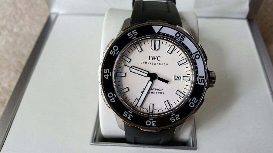 iwc aquatimer 2000 white dial